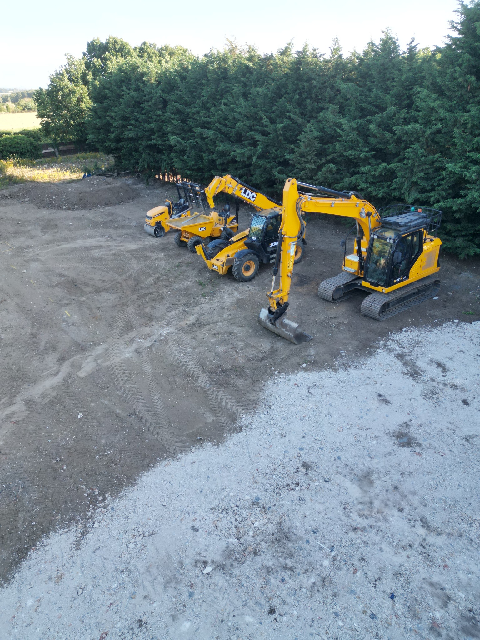 LDC plant at the Woburn training and testing yard